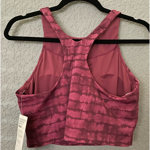 NWT Athleta Conscious Crop Bikini Top Size M D-DD Removable Pads - Picture 4 of 9